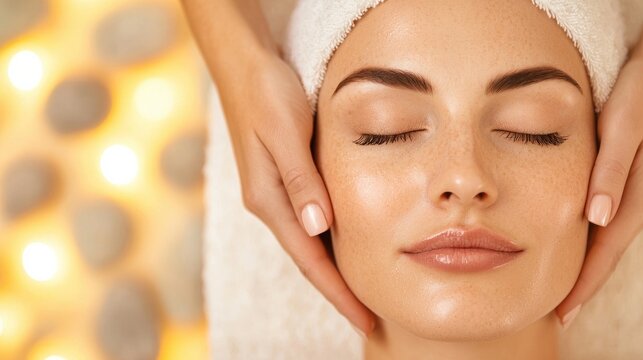 woman relaxing in spa
