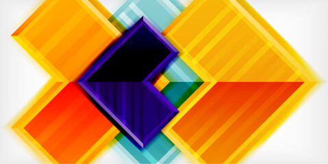 Arrow geometric abstract vector background. Vector Illustration For Wallpaper, Banner, Background, Card, Book Illustration, landing page