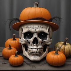 Halloween. Generative AI Technologie