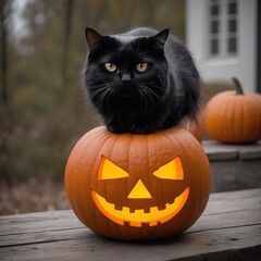 Halloween. Generative AI Technologie