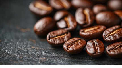 Naklejka premium The Aromatic Coffee Bean Scene