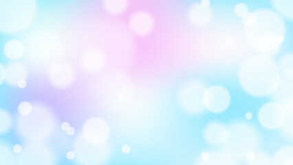 Pastel Bokeh Background with Soft Light Circles