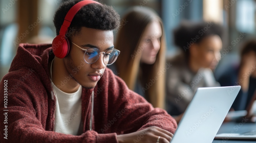Aufkleber blended learning programs combining online education with traditional in-person instruction for a hy