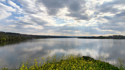 banks of Danube river in Novi Sad