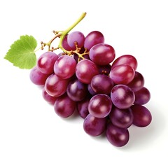 Fototapeta premium Grapes fruit on white background