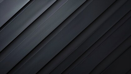 Obraz premium Abstract Black Leather Diagonal Pattern with Texture