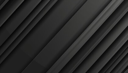 Obraz premium Abstract Black Diagonal Lines with Depth and Texture