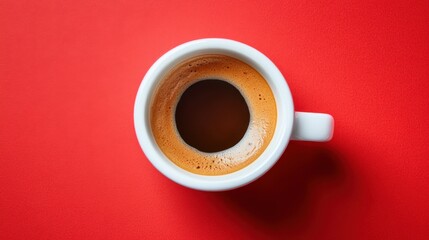 The Coffee in White Cup