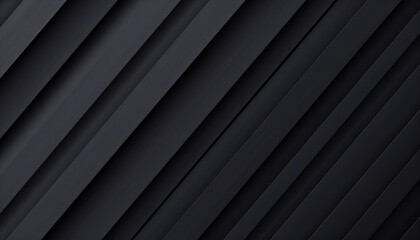 Obraz premium Abstract Black Diagonal Stripes with Textured Surface