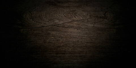 Dark wood plank background. Natural wood grain texture.