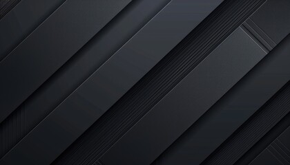 Obraz premium Abstract Black Geometric Pattern with Textured Surfaces