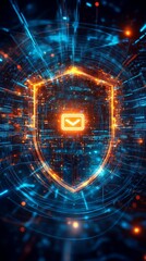 Fototapeta premium The Privacy Shield, Digital Ethics and Privacy Laws