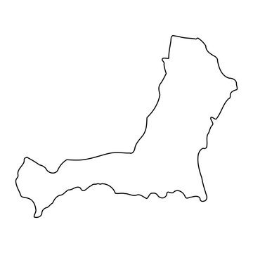 recommend clip art: Amuru District map, administrative division of Uganda. Vector illustration.