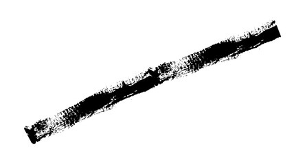 Black ink paint vector brush strokes. Thick dirty distress texture. Grunge rough paint brushes. touch material, dirty splash, handwritten texture simple stripes.