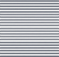 The horizontal patterns consist of double sharp shapes and lines.