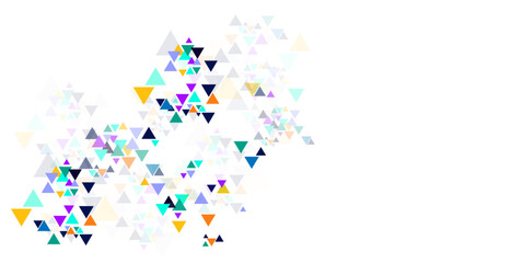 Abstract colorful triangle modern template for business or technology presentation, Abstract colorful triangle background.