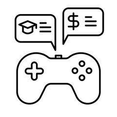 Gamification Icon, Symbol, improvement, school