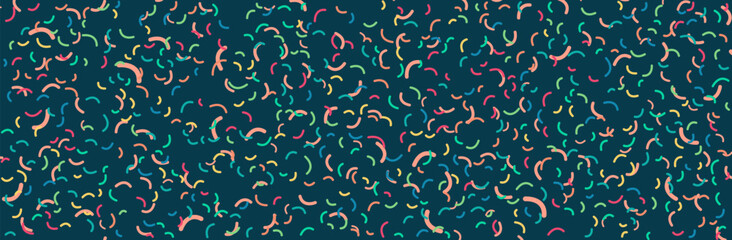 Abstract shapes background. Randomly placed geometric shapes. A pattern of randomly placed. Trendy colors, modern style backdrop.