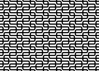 Modern black and white vector pattern with lines. For interior, covers, packaging, textiles. Universal vector background.