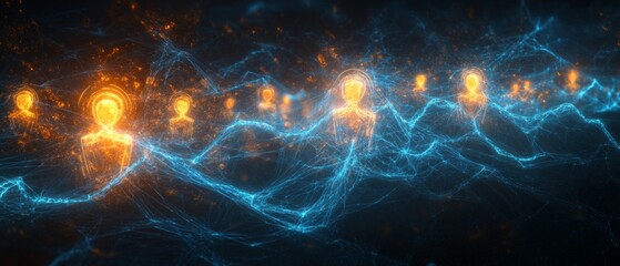 Obraz premium The Social Media Nexus, Social Media Influence and Digital Culture