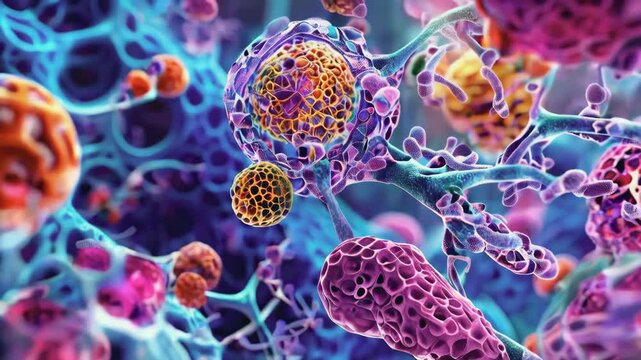 microscopic cells, microorganisms