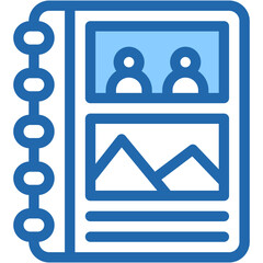 Vector Icon Album, Photo, Education, Notebook, Picture, Book