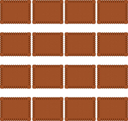 Pattern homemade cookie different taste in pastry biscuit