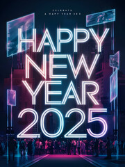 Bright Happy New Year 2025