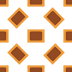 Pattern homemade cookie different taste in pastry biscuit