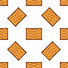 Pattern homemade cookie different taste in pastry biscuit