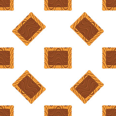 Pattern homemade cookie different taste in pastry biscuit