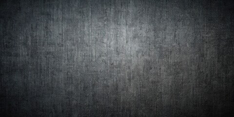 Abstract dark black grey wallpaper on canvas texture Extreme Close-Up