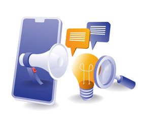 Campaign about smartphone social media ideas