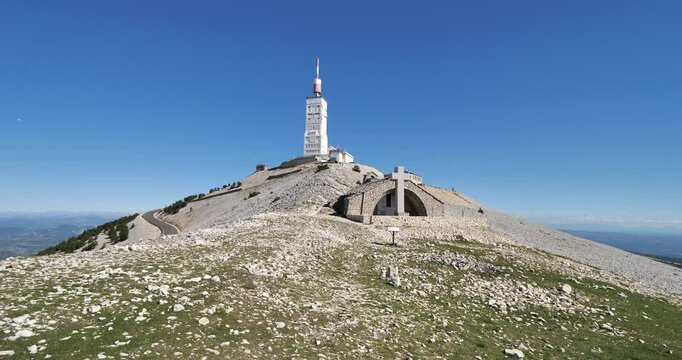 The Sainte Croix chapel, The Mont Ventoux summit, Provence, France