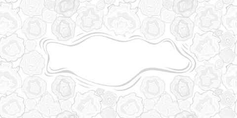 Wood texture frame, log cut, tree rings pattern, light gray background, vector design