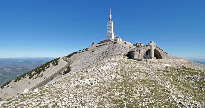 The Sainte Croix chapel, The Mont Ventoux summit, Provence, France