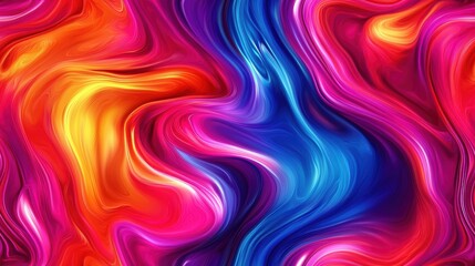 Fototapeta premium Colorful Abstract Liquid Pattern Background