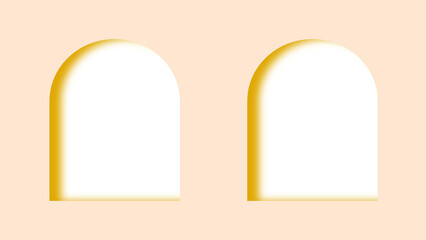 Fototapeta premium illustration of a blank frame