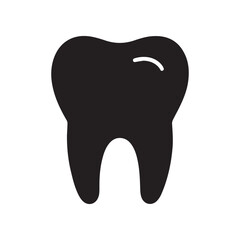 Teeth icon vector outline .