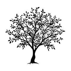 vanilla-tree-silhouette