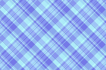 Geometrical texture background pattern, usa plaid fabric tartan. Skill seamless check vector textile in blue and light colors.