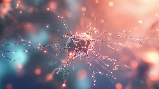 3D Rendering Video of Neuron Cells