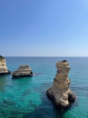 Côte méditerranéenne dans les pouilles, Lecce, Italie