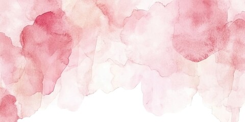 Fototapeta premium Blush pink and ivory watercolor illustration with minimalist patterns, ideal for modern business cards or elegant posters