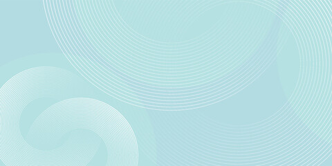 Modern abstract background. Glossy white gradient circle lines. Minimal geometric pattern. Simple graphic elements. Futuristic concept.