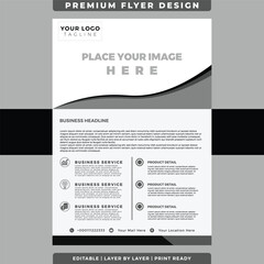 Ceative business flyer design template