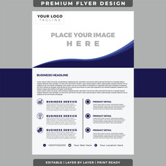 flyer design template A4 size