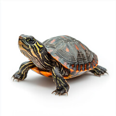 Fototapeta premium turtle isolated on white background