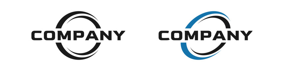 generic circle logo design, editable icon, generic icon for your company
