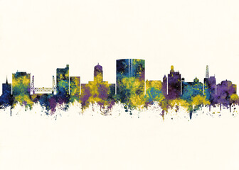 Obraz premium Beaumont City Skyline